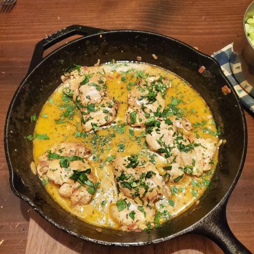 skillet chicken thighs