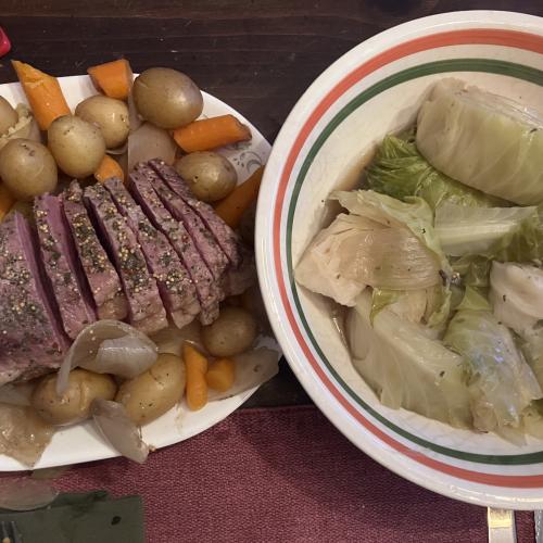 Corned beef and cabbage