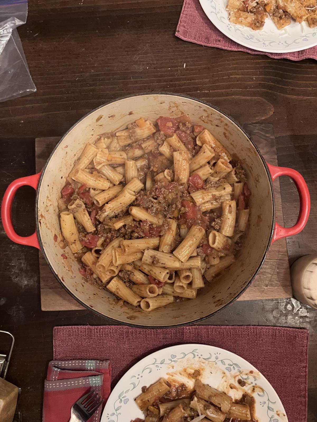 Rigatoni Bolognese 