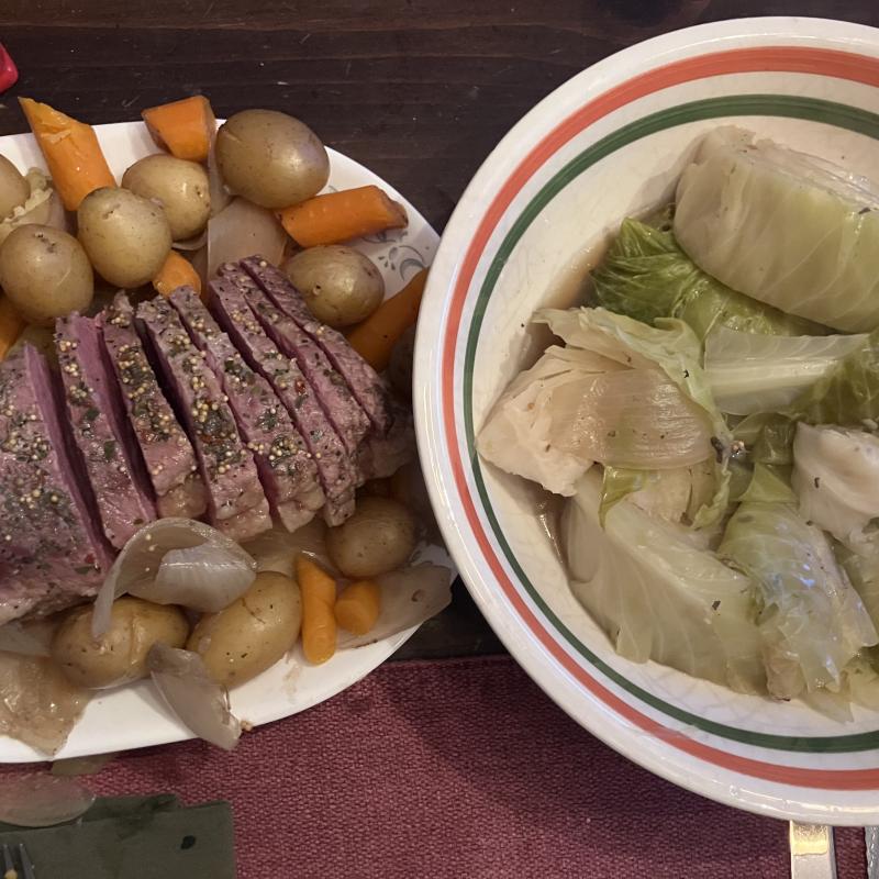 Corned beef and cabbage
